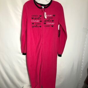 Girls Fleece Onesie Pyjama. Size 12 New with Tags.